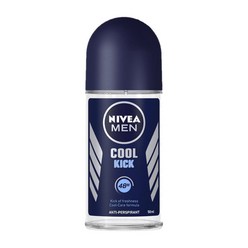 니베아 남성 쿨 킥 발한억제 데오드란트 50ml NIVEA MEN Cool Kick Deodorant, 0, 1개, 50g
