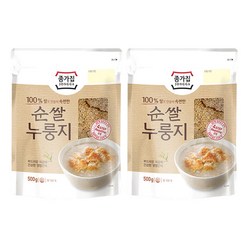 [종가집] 순쌀 누룽지 500g 2개