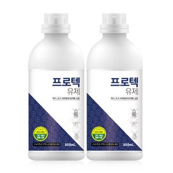 해충방역 연막용 국보 모기약 파리약 바퀴벌레약 프로텍유제 500ml /디노테퓨란 성분함유, 2개