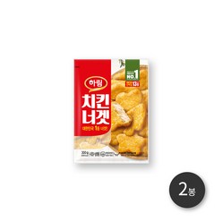 하림 치킨너겟 300g 2봉, 2개