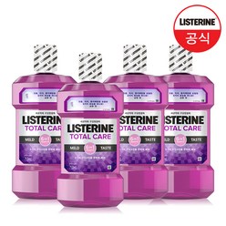 [리스테린] 토탈케어 마일드 750ml x4, 4개