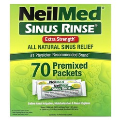NeilMed Sinus Rinse Extra Strength 70 Premixed Packets, 1개