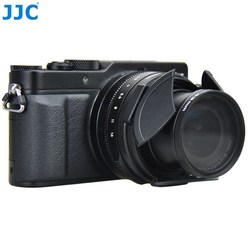 [JJC] 파나소닉 루믹스 LX100 II 라이카 D-LUX 7 Typ 109 오토 렌즈캡 보호 후드, ALC-LX100, 1개