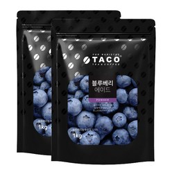 (2+2 타코 샘플 200g 2종 증정)타코 블루베리 에이드 1kg 2개, 단품