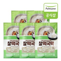 풀무원 찰 떡국떡(1kg) x 5봉, 5개, 1kg