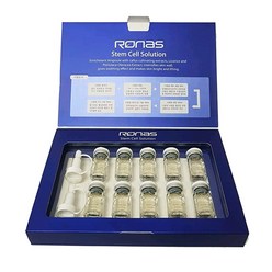 Ronas 로나스 줄기세포 템셀 솔루션 앰플 [본사정품인증] 5ml 10개 +사은품, 1박스