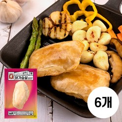 [아침] 바로드숑 갈릭 닭가슴살, 6팩, 100g