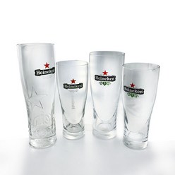 하이네켄 Heineken 수입 맥주 전용 잔 250ml 350ml, 옵션_4 250ml(블랙), 1개