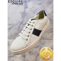 [에스콰이아] <공식 인증 판매처> (에스콰이아 남성화) 발이 편하고 쿠션감이 좋은 남성 스니커즈 (3cm굽)