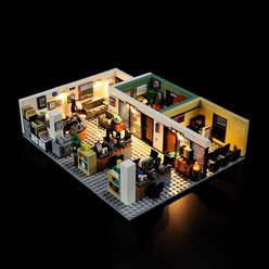 BRIKSM LEGO-21336 더 오피스용 LED 조명 키트 - 레고 아이디어 빌딩 블록 모델과 호환 세트 미포함