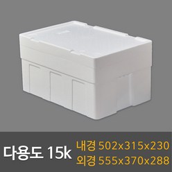 택배용 식품용 다용도15k(8ea) 스티로폼박스, 1개