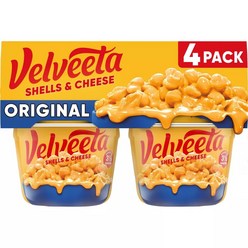 벨베타 오리지널 쉘 앤 치즈 전자렌지용 4컵x68g Velveeta Original Shells & Cheese 4ct, 4개, 68g