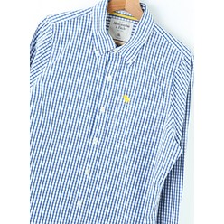 (XL)아베크롬비 셔츠 남방 체크 올드스쿨 흰파1616