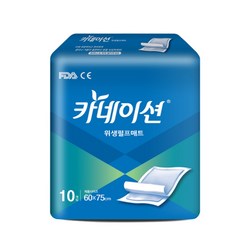 카네이션 위생깔개매트[펄프]개입 위생 매트, 1팩, 10개입