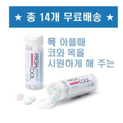 무설탕 목캔디 쿨캔디 목에 좋은 모과 도라지 함유 목이 칼칼할때 목 아플때 시원한 멘톨 민트향, 14개, 28g