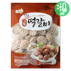 굿프랜즈 그릴한입 떡갈비1kg, 1개, 1kg