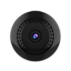 무선 초소형 카메라 액션캠 감시카메라 웹캠 와이파이 원격제어 1080p, 블랙