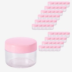 27리빙 화장품용기 크림 공병, 50개, 10g 핑크