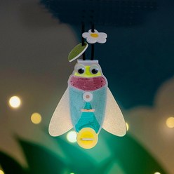 민화샵 LED 반딧불이 만들기 여름만들기 LED반딧불이 곤충만들기 캠핑놀거리 미술재료 곤충목걸이 반짝반짝반딧불이