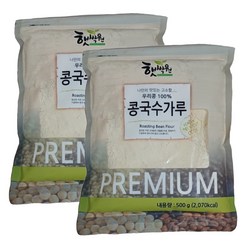 김포맥아식품 국산콩 콩국수 가루 500g, 2개