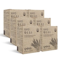 담백하루 100만 활성효소 30포, 6개, 105g