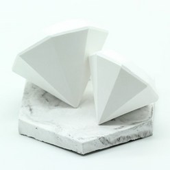 몰드몰 수제몰드 - 다이아몬드 ( 3D ) 소 대 (선택) 석고몰드 비누몰드 다이아몰드