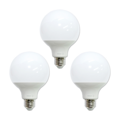 오스람 LED 볼전구 전구 램프 12W 롱타입 (3개입), 1개, 주광색