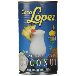 코코 로페즈 코코넛 크림 Coco Lopez Coconut Cream 425g 6팩, 1개