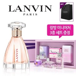 랑방 모던 프린세스 오드퍼퓸 30ml + 미니어처 3종세트 + 쇼핑백, 선택1:본품30ml+미니3종세트+쇼핑백, 상세 설명 참조, 1개