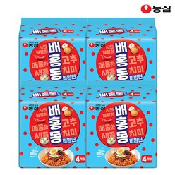 농심 배홍동비빔면 137g x 16봉 1박스