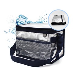 코멕스 아이스 폴더블 쿨러백 (실버) 6L 쿨러가방 보냉가방, 단품, 단품