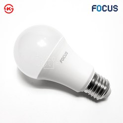 포커스 LED 전구 10W, 주광색(흰색빛), 포커스LED벌브10W(PC), 1개