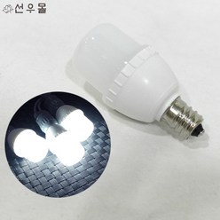 LED연등전구(백색) - 연등재료만들기 봉축불교용품 부처님오신날 볼전구 카페 램프, 백색, 1개