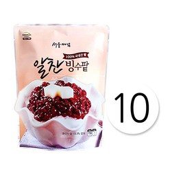 (로뎀푸드)국산알찬빙수팥1kg 10개, 1kg