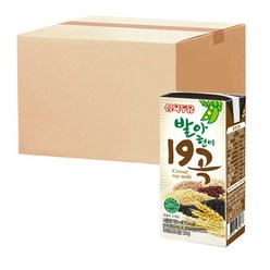 삼육두유 발아현미 19곡 190ml 32팩 곡류 음료 두유 우유 간편한 간단한 식사대용 콩음료 건강음료 직장인