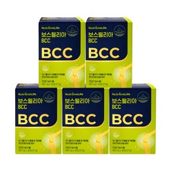 뉴트리원 정우성 관절 연골 보스웰리아 BCC 비씨씨 900 mg X 30정, 5개