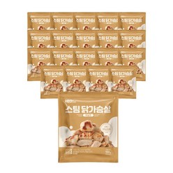 허닭 스팀 닭가슴살 마늘맛 100g, 20개