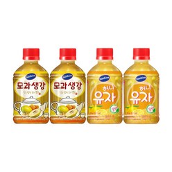 해태 썬키스트 허니유자 280ml x 12개 + 모과생강 280ml x 12개, 단품, 단품