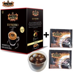 프리미엄 킹커피 에스프레소 TNI 100개입 + 퓨어블랙 커피2g X 2개, 2g, 1개