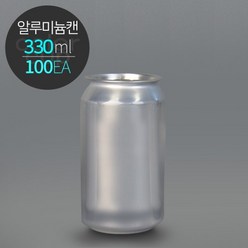 ECAN 알루미늄캔 330(330ml) 공캔 1박스(100개), 100개