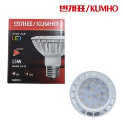 금호전기 번개표 PAR30 LED 집중램프 15W E26 전구색, 1개