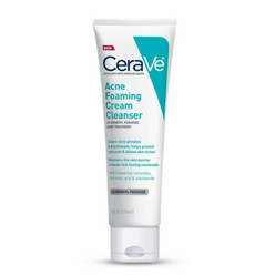 CeraVe Acne Foaming Cream Cleanser 세라비 여드름 포밍 클렌징 크림 5oz(150ml), 1개, 150ml