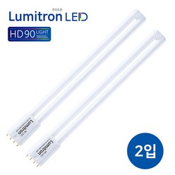 루미트론 HD LED FPL 형광등 19W (형광등교체 FPL32W36W 대체) 2개입, 주광색(하얀빛), 2개, HD LED 19W(FPL32W/36W대체), 주광색(하얀빛)