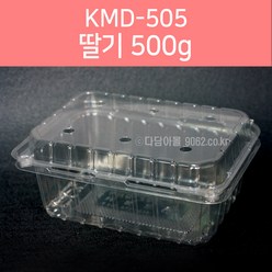 PET과일포장용기 딸기 500g KMD-505, 1개, 1개