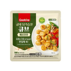 [굽네] 닭가슴살 큐브 매콤청양 100g, 1팩