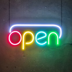 LED오성 오픈 카페 간판 대형 OPEN LED 네온보드 LED 네온사인 영업중 아크릴, 1.네온 OPEN(4색)