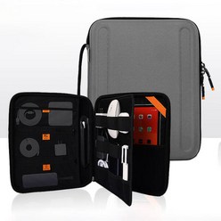 갤럭시 탭S7fe (T730) 에바 포켓 파우치 가방 케이스, 블랙