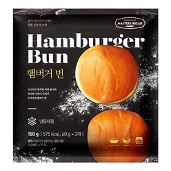 존쿡델리미트 햄버거번 180g(3개입), 180g, 1개