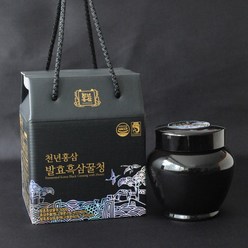 (OPEN기념 30% 행사)천년홍삼 발효흑삼꿀청 500g, 1개