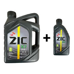 ZIC X7 ZERO 0W30 4L 1개 + 1L 1개 가솔린, 지크 X7 ZERO 0W30(가) 4L 1개+1L 1개